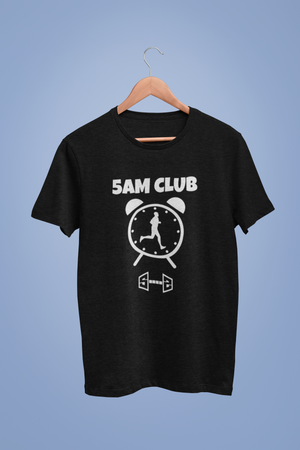 5am Club Running Black Tshirt