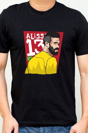 Alisson Becker - Liverpool And Brazil Goalkeeper Fan Tee