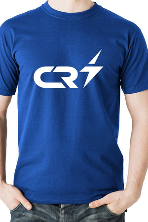 Cristiano Ronaldo - Textual CR7 Emblem Portugal And Juventus Casual Blue