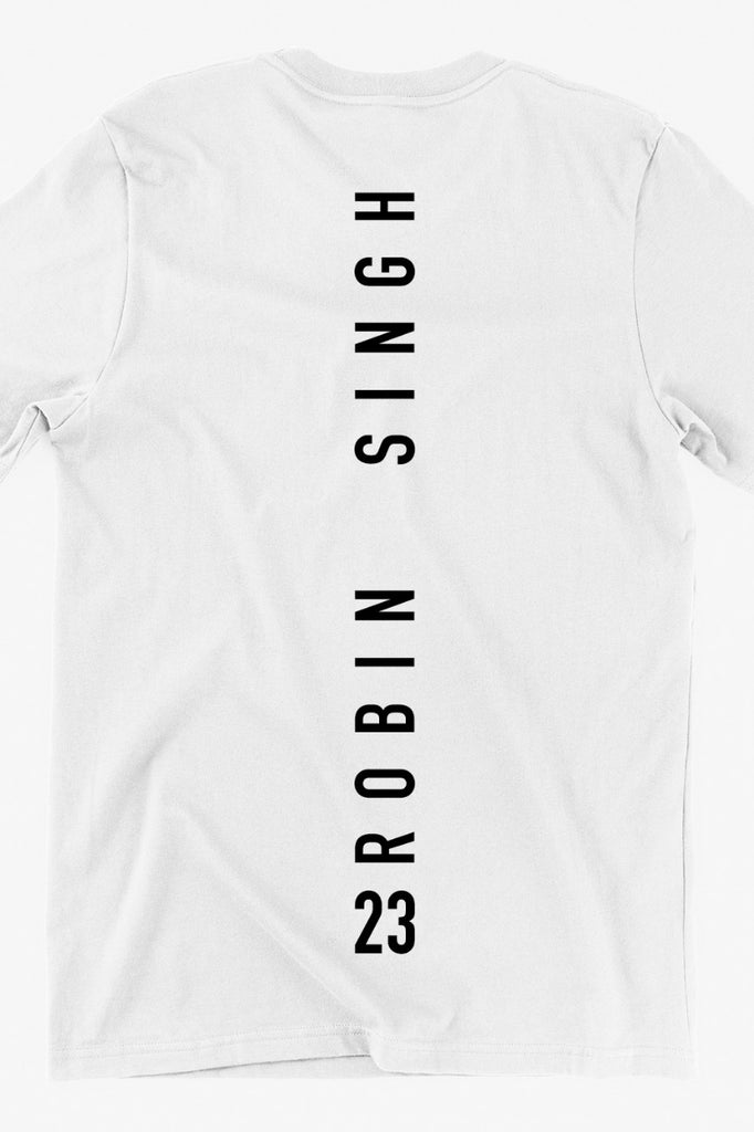 Robin Singh 23 Back Print White Tshirt