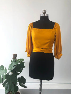 Straight Neck Mustard Top