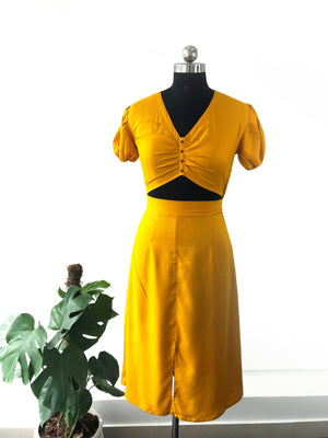 Norms Cutout A-Line Dress