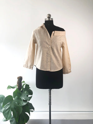 Linen Off Shoulder Shirt