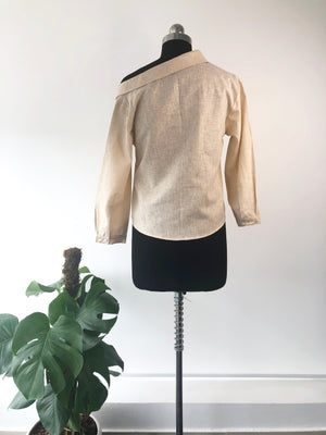 Linen Off Shoulder Shirt