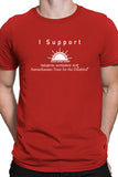 I Support Samarthanam Red Tshirt