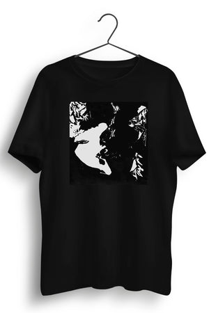 Jhora Palok Album Cover and Back Logo Printed Black Tshirt