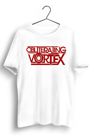 OV Logo Print White Tshirt