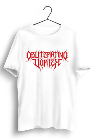 OV Demonic Print White Tshirt