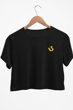 RB Logo Graphic Printed Crop Top