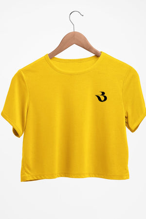 RB Logo Graphic Printed Crop Top