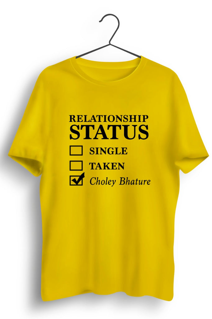 Relationship Status Yellow Tshirt
