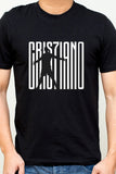 Cristiano Ronaldo - Superior Silhouette Profile Black Casual T-Shirt
