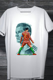 Cristiano Ronaldo Fan T-Shirt White Color Printed Round Neck