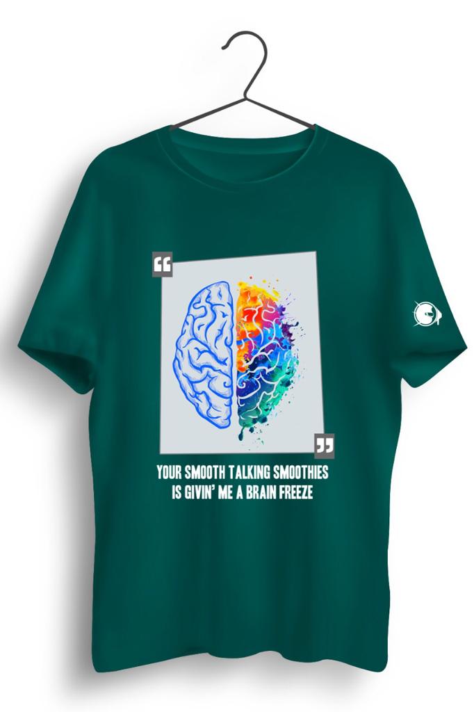Shor Police Brain Freeze Green Tshirt