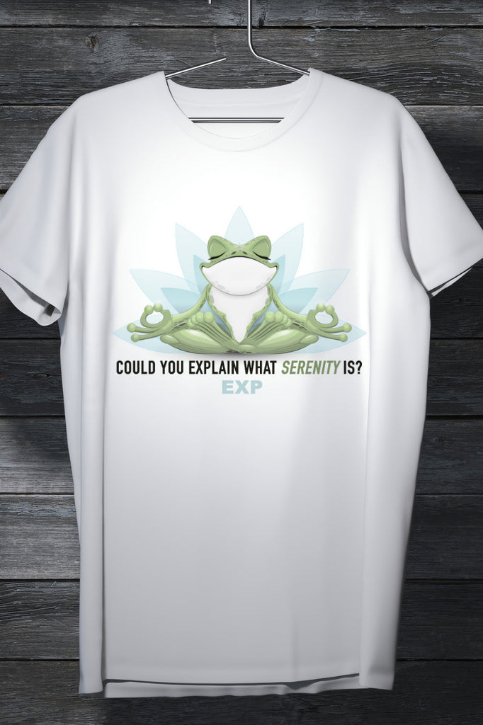 Could You Explain What Serenity Is White Tshirt