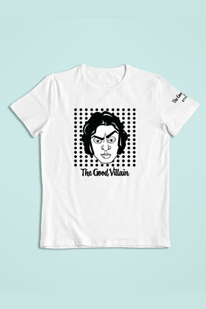 TGV Polka Graphic White Tshirt