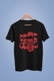 Underground Authority Band Red Graphic T-Shirt Black