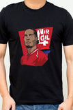 Virgil Van Dijk - Liverpool And Netherlands National Team Footballer Casual T-Shirt