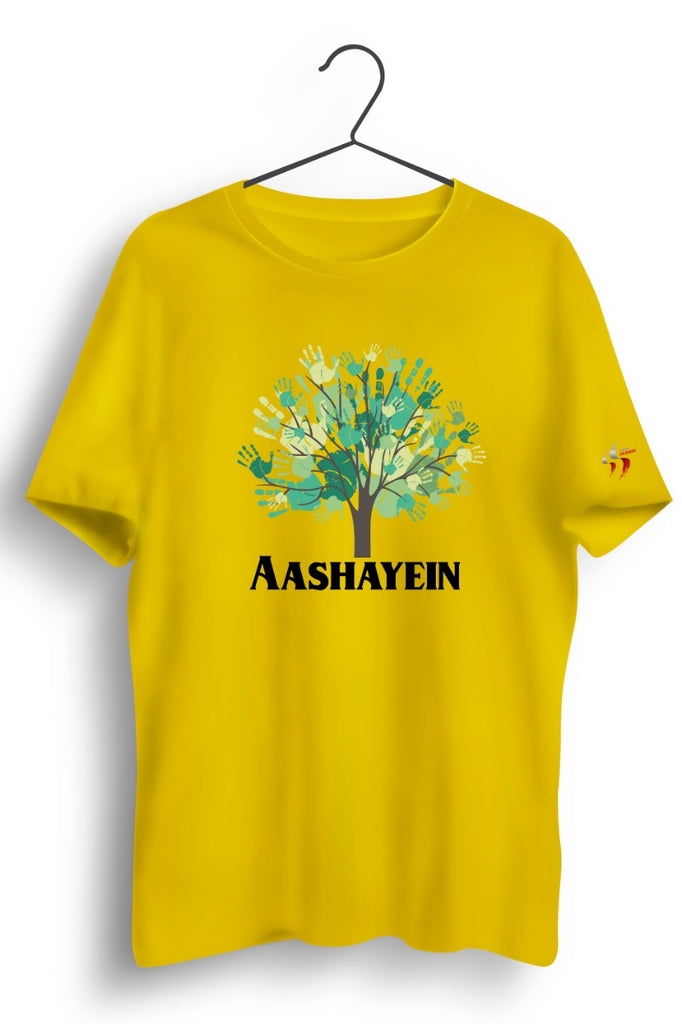 Aashayein Yellow Tshirt