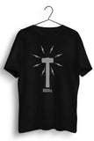 Adam of All Tools Reflective Print Black Tshirt