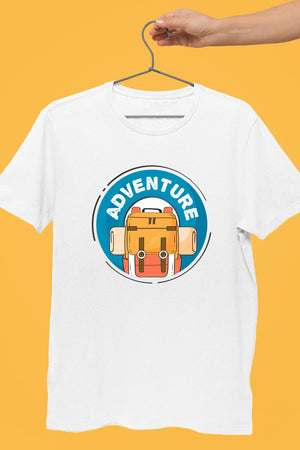 Adventure Travel White Tshirt