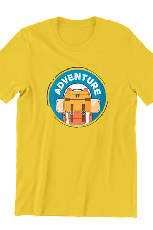 Adventure Travel Yellow Tshirt