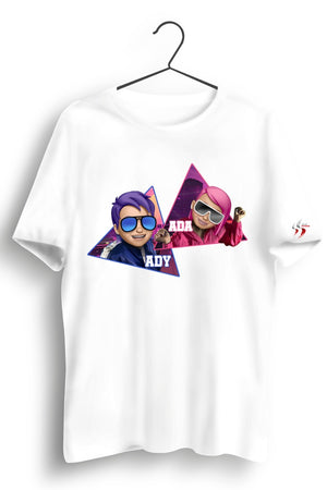 Ady Ada Printed White Tshirt