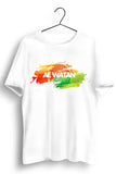 Ae Watan Graphic Printed White Tshirt