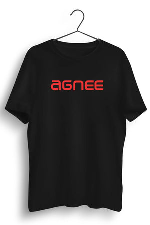 Agnee Text Horizontal Printed Tee