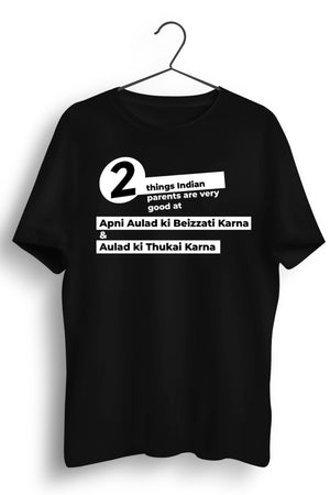 Apni Aulad Black Tshirt