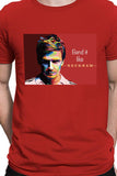 Bend It Like David Beckham - Fan Tee Casual Block Printed Red Round Neck