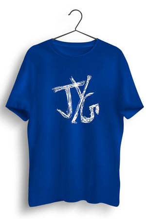 Junkyard Groove Logo Tshirt Blue