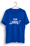 Team Hargun Graphic Printed Blue Tshirt
