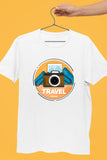 Camera Travel White Tshirt