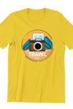 Camera Travel Yellow Tshirt