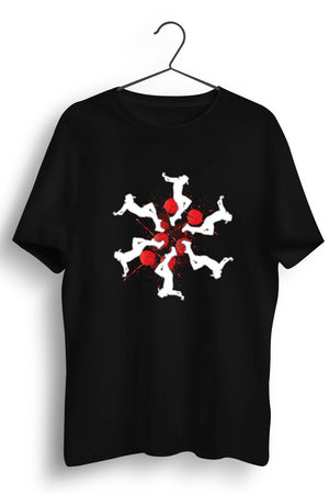 Jazz Fusion Graphic Printed Black Tshirt