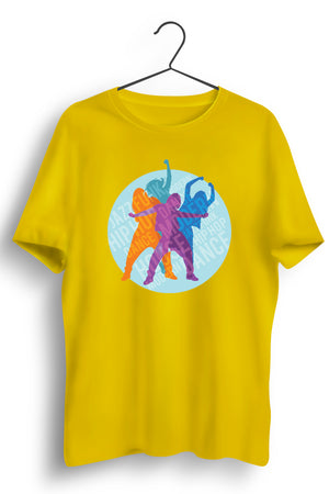 Funky Dance Yellow Tshirt