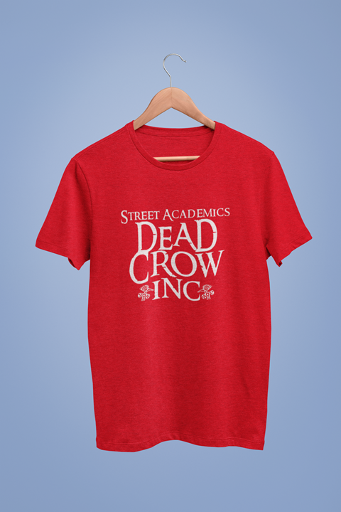 Dead Crow Inc Graphic Red Tshirt