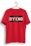 DFend Logo Red Tshirt