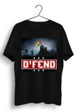 DFend - Salute to Indian Army Black Tshirt
