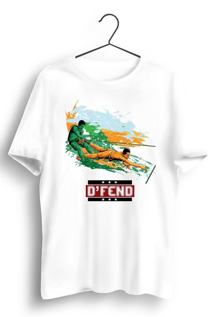 DFend - Tribute To Our Defenders White Tshirt