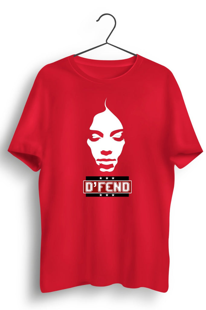 DFend - Womens Honour Red Tshirt