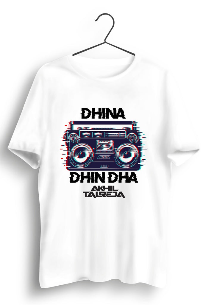 Dhina Dhin Da White Tshirt
