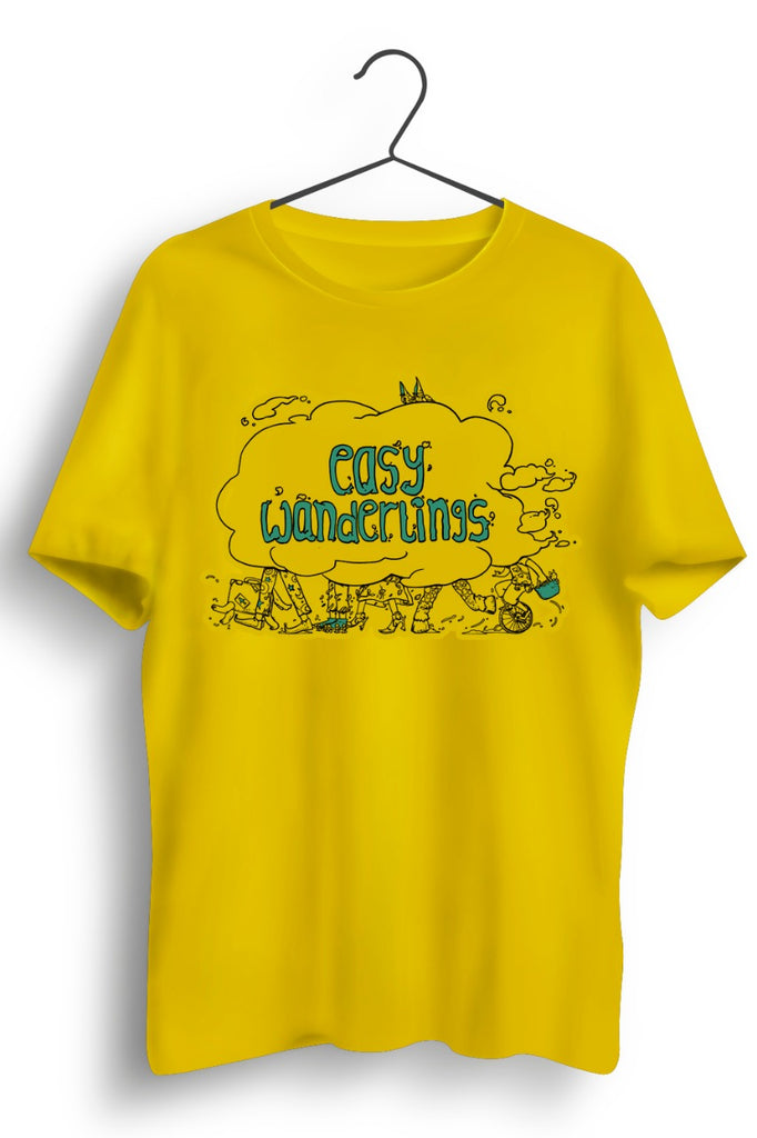 Easy Wanderlings Yellow Tshirt