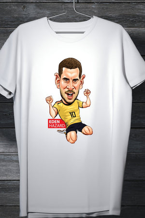 Eden Hazard - Belgian Midfielder For Real Madrid Fan Tee Casual