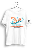 Pool to Ocean Speed to Endurance White Tshirt