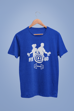 Fit at 40 Blue Tshirt
