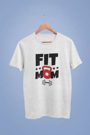 Fit Mom White Tshirt