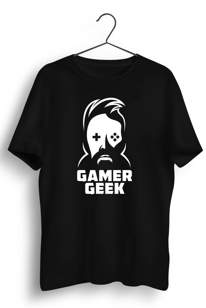 Gamer Geek Black Tshirt