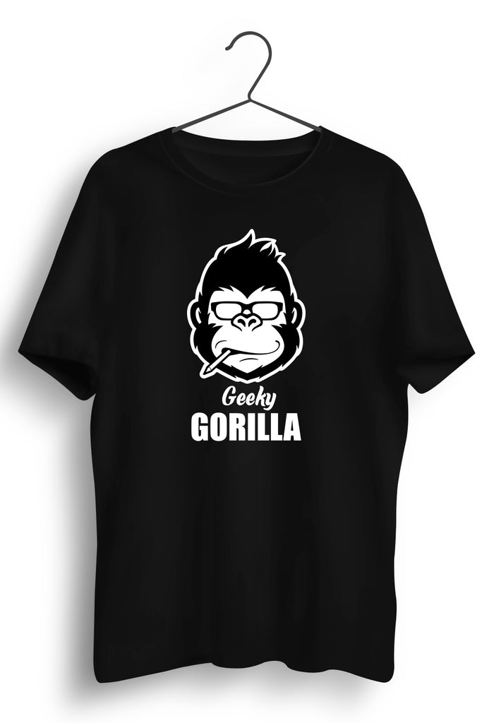 Geeky Gorilla Black Tshirt